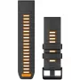 Cinturino Garmin QuickFit 26 mm silicone graphite/Spark Orange (010-13393-05)