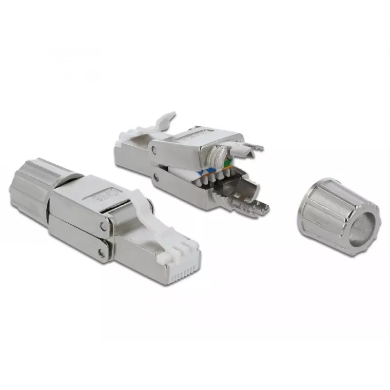 Connettore per fili DeLOCK 86476 RJ-45 grigio