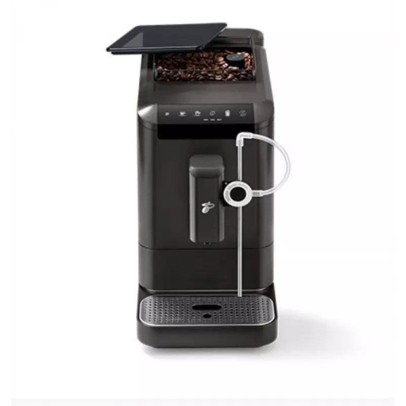 Macchina per espresso Tchibo Esperto2 Milk nero — schiumatore di latte integrato, macchina per caffè espresso automatica per il piano di lavoro
