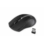 Mouse ottico wireless Rebeltec, GALAXY nero/argento, superficie in gomma