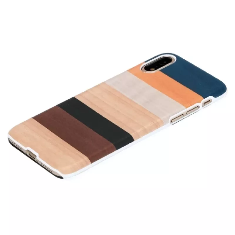 Custodia per smartphone man and wood per iPhone XR, bianco, guscio rigido protettivo