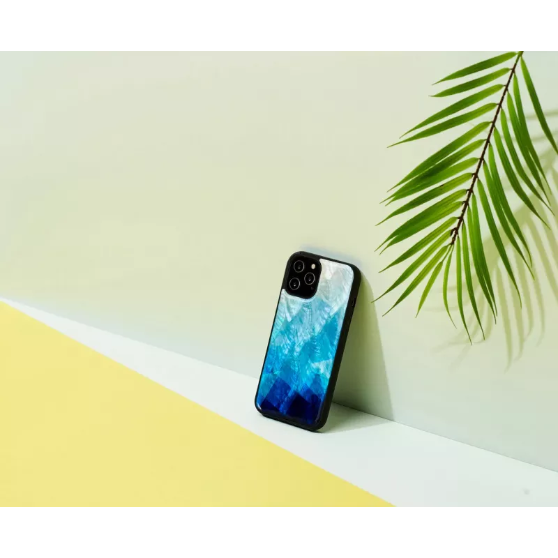 Custodia iKins per Apple iPhone 12 Pro Max — blue lake nero