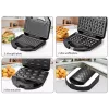 Tostiera sandwich maker Maestro MR-709 3in1 750W – pressa per sandwich, piastre grill e waffle, bianco