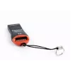 Lettore di schede Gembird FD2-MSD-3 USB 2.0 nero rosso