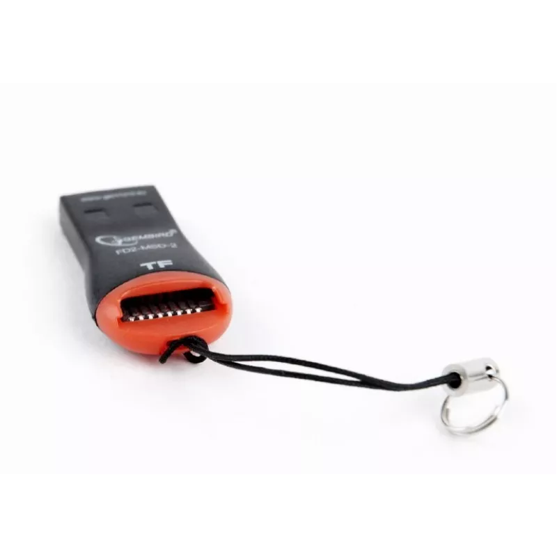 Lettore di schede Gembird FD2-MSD-3 USB 2.0 nero rosso