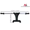 Maclean Brackets MC-657 supporto universale per tablet da poggiatesta auto, 7 - 10.1, rotazione regolabile 360°