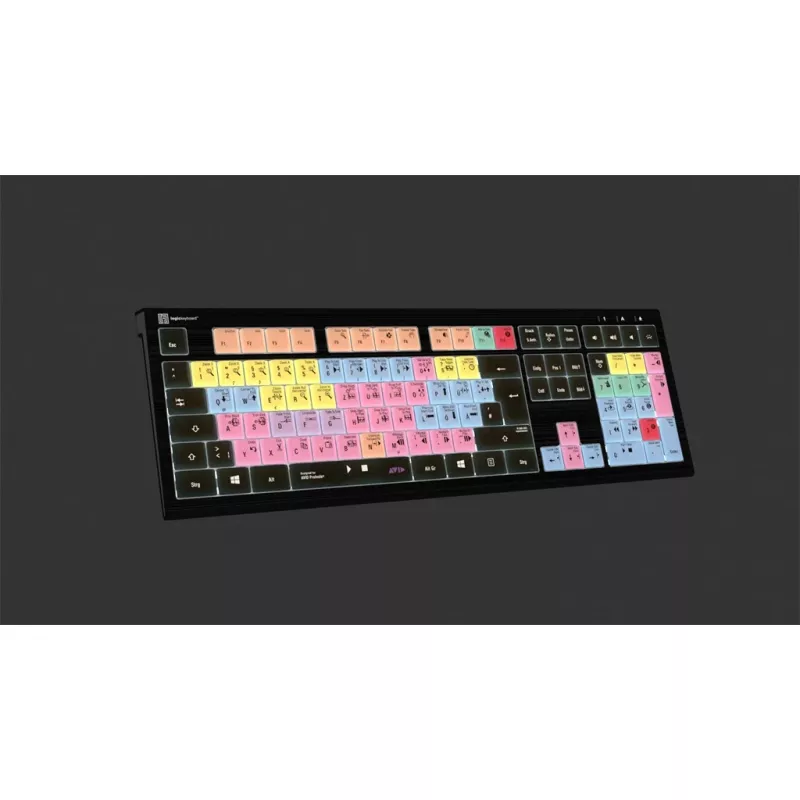 Logickeyboard ASTRA 2 tastiera USB QWERTZ nero full-size 108 tasti