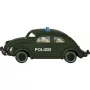 Auto della polizia VW Maggiolino die-cast di Usorteret Siku modello SIE-30475011, scala non indicata, veicolo giocattolo da collezione