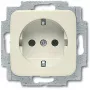 Presa Busch-Jaeger 2011-0-1318 CEE 7/3 2P+E 250V 16A bianco (71×41 mm)