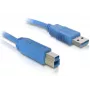 Cavo USB DeLOCK 82434 1,8 m USB A USB B blu