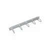 Triton RAC-VP-X11-A1 Pannello di gestione cavi 19 pollici 1U, 6 grandi passacavi, grigio