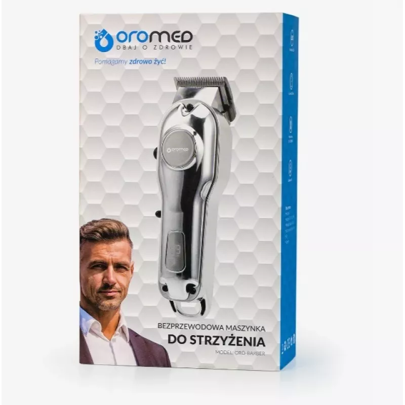 Oromed Oro-Barber tagliacapelli senza fili, argento
