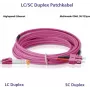 Cavo in fibra ottica Helos 1 m OM4 LC/SC