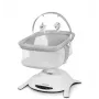 Culla / culla a dondolo Lionelo Bella Set grigio cemento – lettino per neonati con funzione dondolo