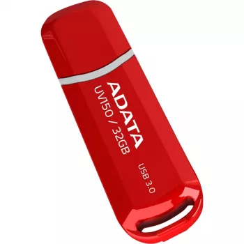 Chiavetta USB ADATA DashDrive UV150 32 GB, USB Type-A 3.2 Gen 1, rosso, design con cappuccio