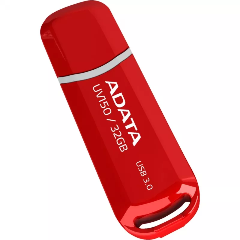 Chiavetta USB ADATA DashDrive UV150 32 GB, USB Type-A 3.2 Gen 1, rosso, design con cappuccio