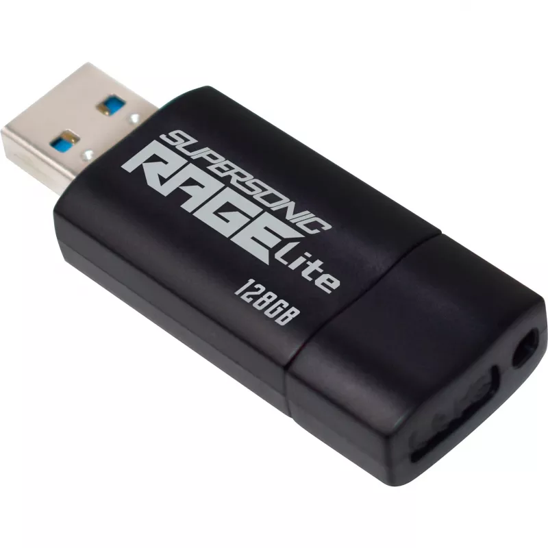 Chiavetta USB PATRIOT Supersonic Rage Lite 128 GB USB Type-A 3.2 Gen 1, 180 MB/s, blu/nero