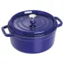 Cocotte in ghisa rotonda Staub 24 cm blu scuro