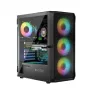 Case LOGIC CONCEPT Portos ARGB ATX Mid-Tower, nero