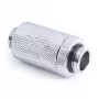 Alphacool ES D-Plug 31,5 mm, G1/4 maschio – G1/4 maschio, cromato