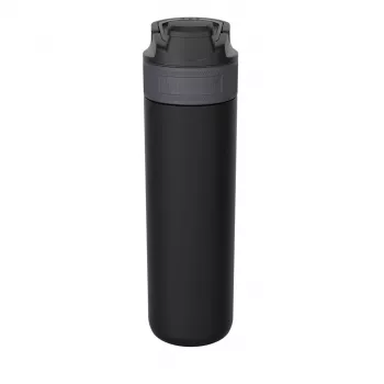 Borraccia isotermica Kambukka ELTON 600 ml — nero, acciaio inox a doppia parete, isolamento sottovuoto, a tenuta stagna