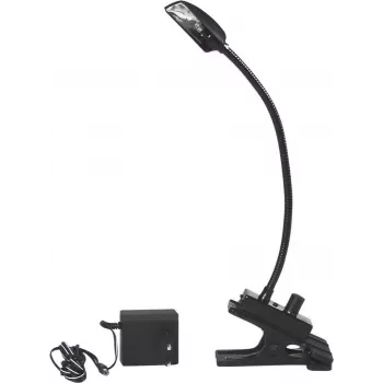 Lampada a pinza EUROLITE 80702305 LED con luminosità regolabile, supporto a pinza, spina EU