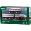 World Treno rapido con suono, veicolo giocattolo bianco/nero, 3 pezzi