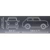 Set da costruzione Cobi Youngtimer Collection Fiat 126p el 24531 — 150 pezzi