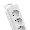 Prolunga elettrica Qoltec 50276 1,8 m 5 prese AC per interni bianco