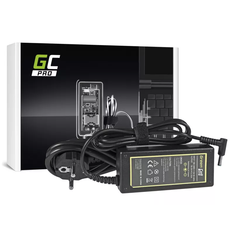 Green Cell AD49P alimentatore/caricabatterie per interni 65 W nero