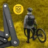 Lucchetto pieghevole per bicicletta MANTA XR00FL01 – design segmentato per montaggio sul telaio