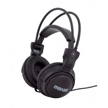 Cuffie Maxell Home Studio MAX-833, con filo circumaurali, 32 Ω, 98 dB, 16–22000 Hz, cavo 5 m, archetto/overhead, nero