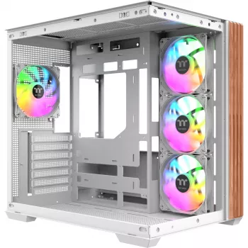 Case Midi Tower Thermaltake View 380 WS ARGB bianco