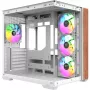Case Midi Tower Thermaltake View 380 WS ARGB bianco