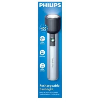 Torcia Philips ricaricabile USB-C 400 lm 2000 mAh – lampada LED portatile