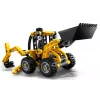 Set da costruzione LEGO Technic Backhoe Loader 42197 — sterzo articolato, caricatore funzionante, 104 pezzi, età consigliata 7+