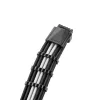Kit cavi CableMod C-Series PRO ModMesh 12VHPWR per Corsair RM, RMi, RMx (etichetta nera) – nero/bianco