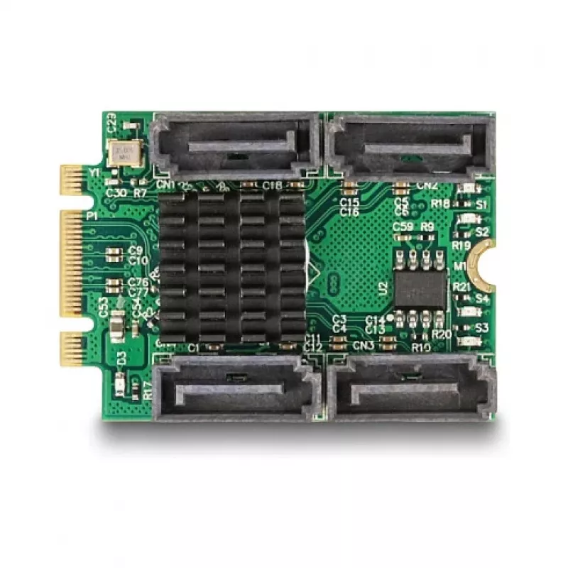 Adattatore SATA interno DeLOCK 61062 M.2 a SATA 6 Gbit/s RAID 0 1 10 JBOD