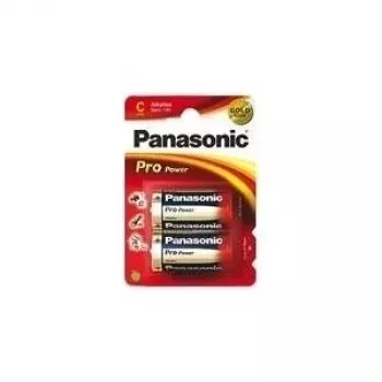 Panasonic 1x2 LR14PPG - batteria monouso - alcalina - 1,5 V - 2 pezzi - blu - oro - rosso - 25.