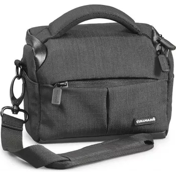 Borsa Cullmann Malaga Vario 200 — poliestere grigio, 3 tasche esterne, tracolla, 0,212 kg