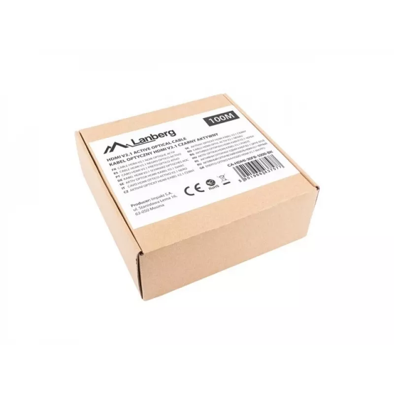 Cavo HDMI Lanberg CA-HDMI-30FB-1000-BK 100m nero