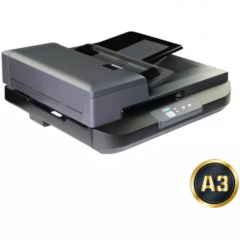 Scanner piano e ADF Avision AD5800 — 1200 x 1200 DPI, A4, ADF da 100 fogli, duplex, LCD, bianco