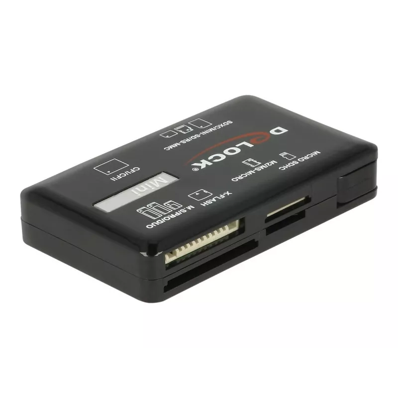Lettore di schede DeLOCK SuperSpeed USB CF SD Micro SD MS M2 xD 5 Gbps