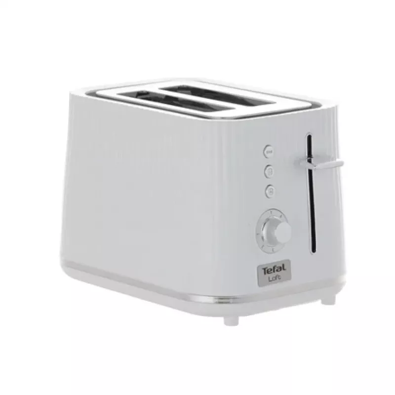 Tefal Loft TT7611 7 2 fette cromato, bianco