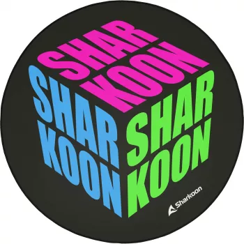 Tappetino per sedia Sharkoon SKILLER SFM11 Cube blu verde rosa poliestere 1200x1200x5mm