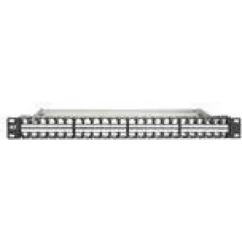 Patch panel ACT 48 porte Keystone non popolato 19 pollici 1HE alta densità