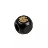 Adattatore a T 3x G¼ (a 3 vie) per raffreddamento a liquido, BitsPower BP-CBTMB, finitura carbonio nero