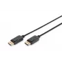 Cavo di collegamento DisplayPort con blocco 1080p 60Hz FHD tipo DP / DP M / M nero 3m