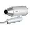 Asciugacapelli Maestro MR-213 2100W con manico pieghevole, 2 velocità, getto freddo, concentratore a doppia parete, argento