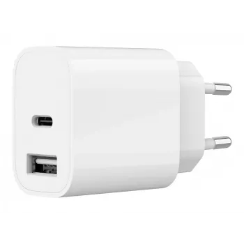 CARICABATTERIE USB UNIVERSALE BIANCO/2P TA-UC-2AC12-01 GEMBIRD
